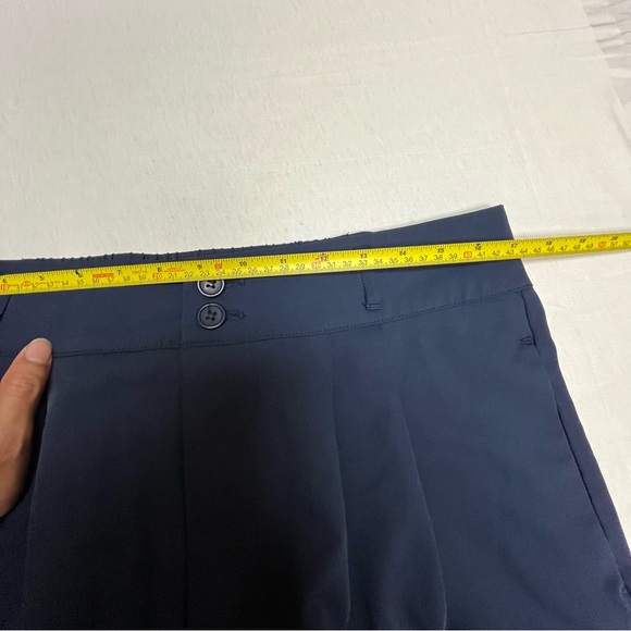 HALARA Navy Wide-Leg High-Waist Pants - Picture 9 of 10